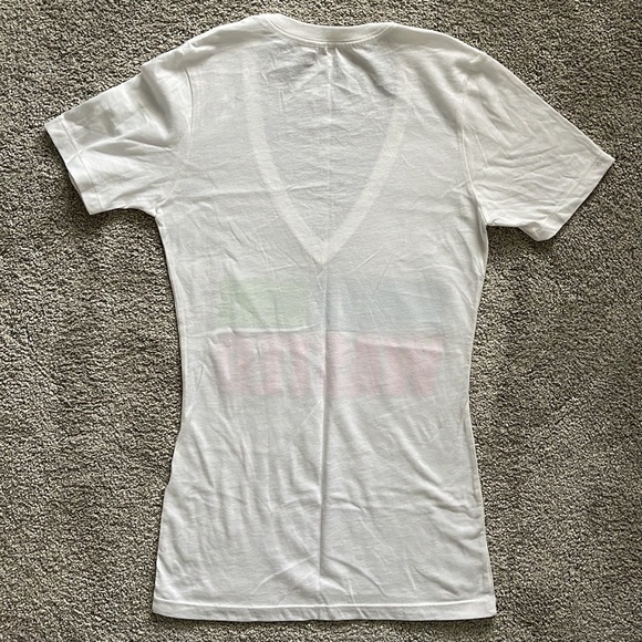 Rave party tshirt. Neon White girl wasted. Spencer’s size small - Picture 4 of 4